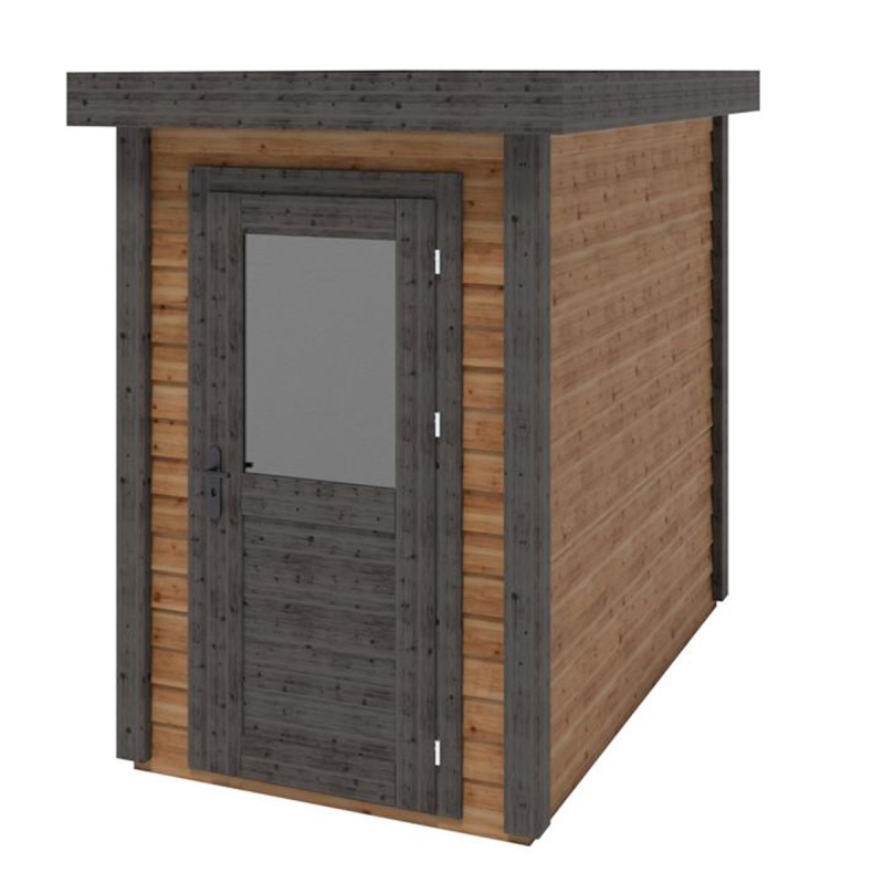 Casetta da giardino in legno Mira 1.59x2.59 m - 4.11 m2 - 28 mm - impregnata