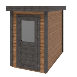 Casetta da giardino in legno Mira 1.59x2.59 m - 4.11 m2 - 28 mm - impregnata
