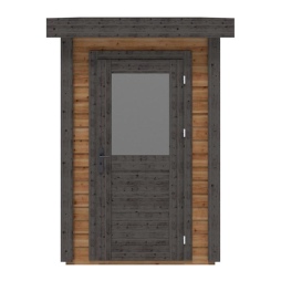 Casetta da giardino in legno Mira 1.59x2.59 m - 4.11 m2 - 28 mm - impregnata