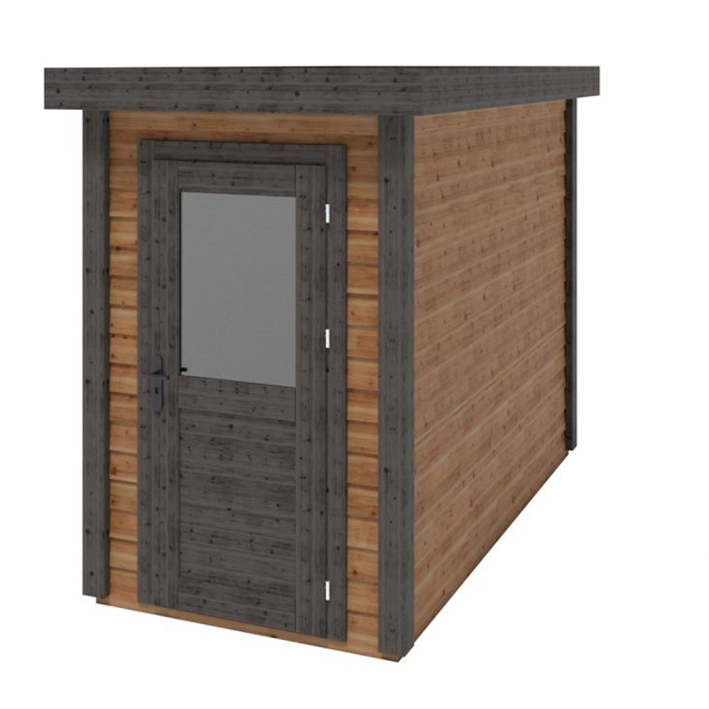 Casetta da giardino in legno Mira 1.59x3.09 m - 4.91 m2 - 28 mm - impregnata