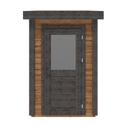 Casetta da giardino in legno Mira 1.59x3.09 m - 4.91 m2 - 28 mm - impregnata