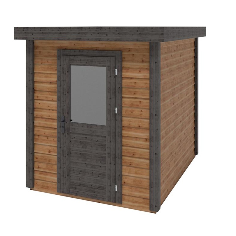 Casetta da giardino in legno Vala 2.09x2.59 m - 5.41 m2 - 28 mm - impregnata