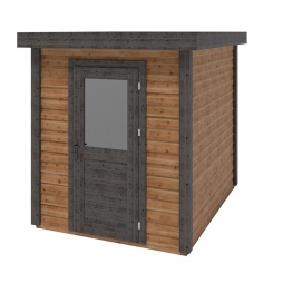 Casetta da giardino in legno Vala 2.09x2.59 m - 5.41 m2 - 28 mm - impregnata