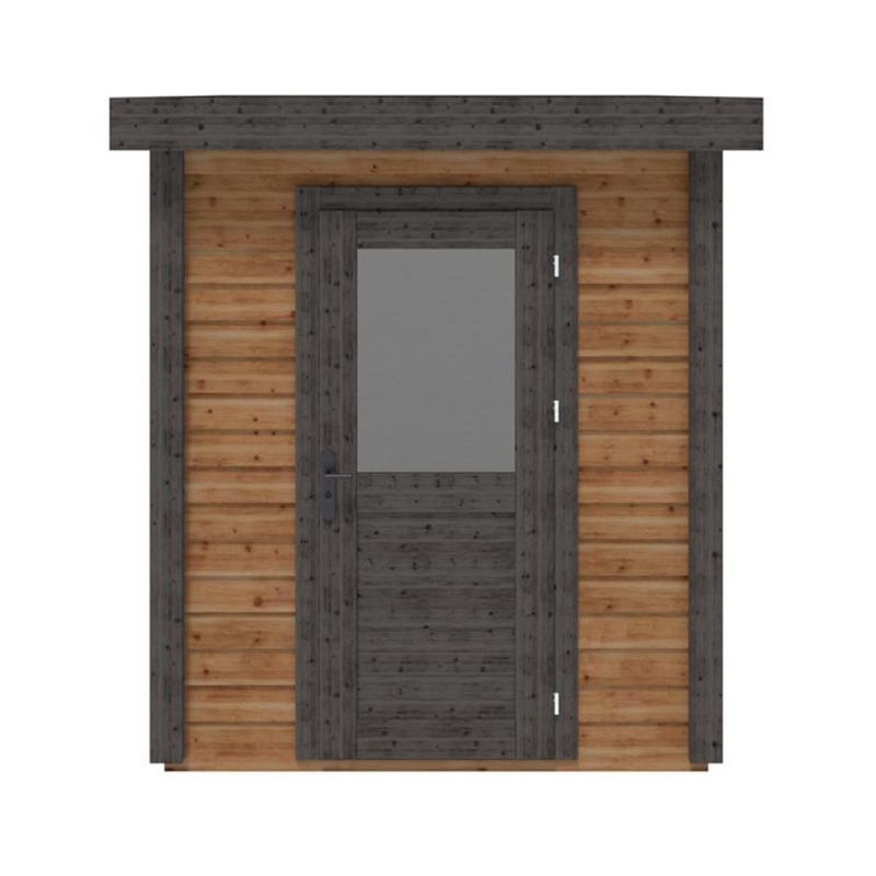 Casetta da giardino in legno Vala 2.09x2.59 m - 5.41 m2 - 28 mm - impregnata