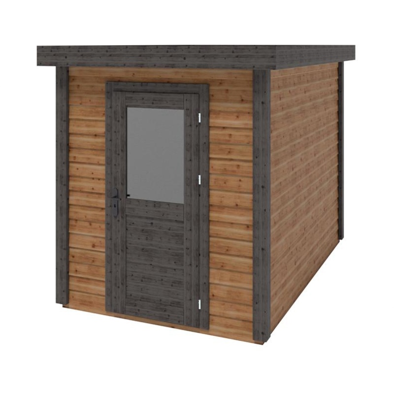 Casetta da giardino in legno Vala 2.09x3.09 m - 6.46 m2 - 28 mm - impregnata