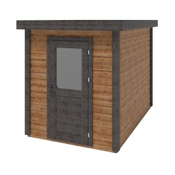 Casetta da giardino in legno Vala 2.09x3.09 m - 6.46 m2 - 28 mm - impregnata