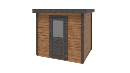 Casetta da giardino in legno Rava 2.59x2.09 m - 5.41 m2 - 28 mm - impregnata