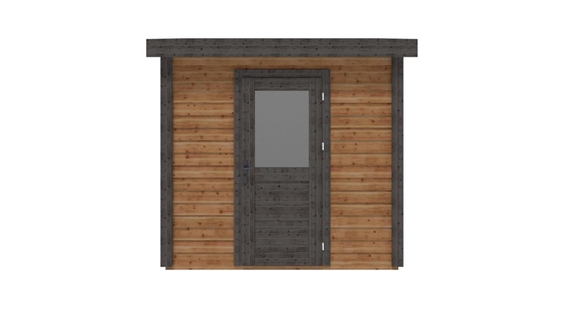 Casetta da giardino in legno Rava 2.59x2.09 m - 5.41 m2 - 28 mm - impregnata