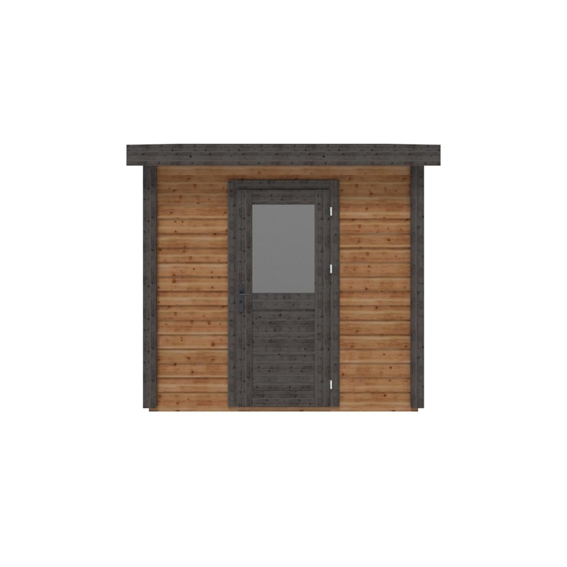 Casetta da giardino in legno Rava 2.59x2.59 m - 6.71 m2 - 28 mm - impregnata
