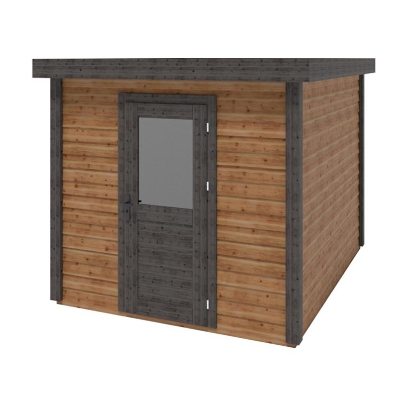 Casetta da giardino in legno Rava 2.59x3.09 m - 8 m2 - 28 mm - impregnata