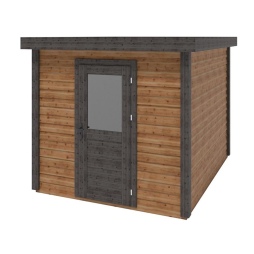 Casetta da giardino in legno Rava 2.59x3.09 m - 8 m2 - 28 mm - impregnata