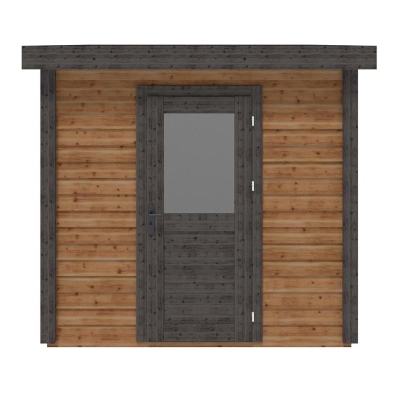 Casetta da giardino in legno Rava 2.59x3.09 m - 8 m2 - 28 mm - impregnata