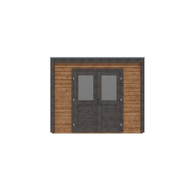 Casetta da giardino in legno Sora 3.09x3.09 m - 9.55 m2 - 28 mm - impregnata