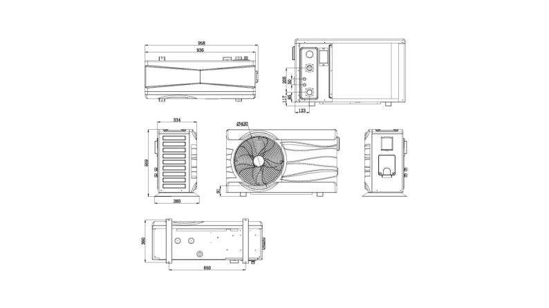 Pompa ciepła NEO 7 kW COP 5,4