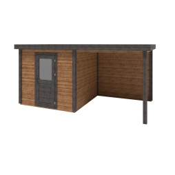 Casetta da giardino in legno Rava 5.06x2.59 m - 13.1 m2 - 28 mm - impregnata