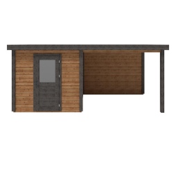 Casetta da giardino in legno Rava 5.56x2.59 m - 14.4 m2 - 28 mm - impregnata