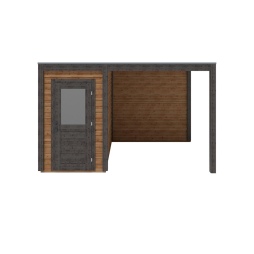 Casetta da giardino in legno Veya 4.06x2.59 m - 10.52 m2 - 28 mm - impregnata