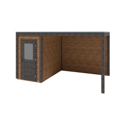 Casetta da giardino in legno Veya 4.56x2.59 m - 11.81 m2 - 28 mm - impregnata