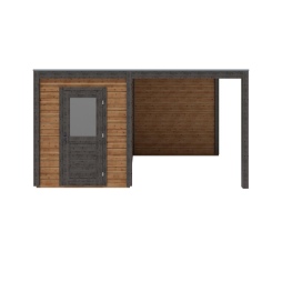 Casetta da giardino in legno Luma 4.56x2.59 m - 11.81 m2 - 28 mm - impregnata