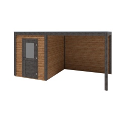 Casetta da giardino in legno Luma 5.06x2.59 m - 13.11 m2 - 28 mm - impregnata