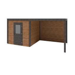 Casetta da giardino in legno Nexa 5.56x2.59 m - 14.4 m2 - 28 mm - impregnata