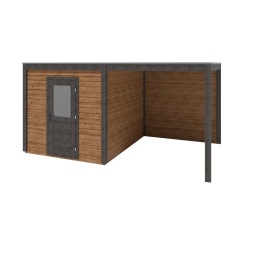 Casetta da giardino in legno Nexa 5.06x3.09 m - 15.64 m2 - 28 mm - impregnata