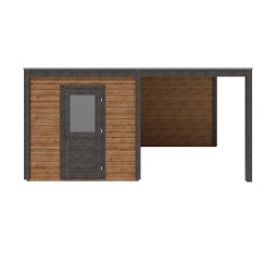 Casetta da giardino in legno Nexa 5.06x3.09 m - 15.64 m2 - 28 mm - impregnata