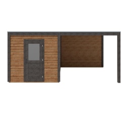 Casetta da giardino in legno Nexa 5.56x3.09 m - 17.18 m2 - 28 mm - impregnata