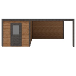 Casetta da giardino in legno Nexa 6.56x3.09 m - 20.27 m2 - 28 mm - impregnata