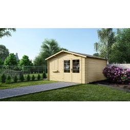Casetta da giardino in legno - 16m2 - 4x4m - 28mm - colore: 