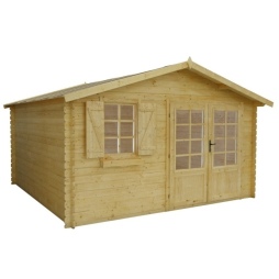 Casetta da giardino in legno - 16m2 - 4x4m - 28mm - colore: 