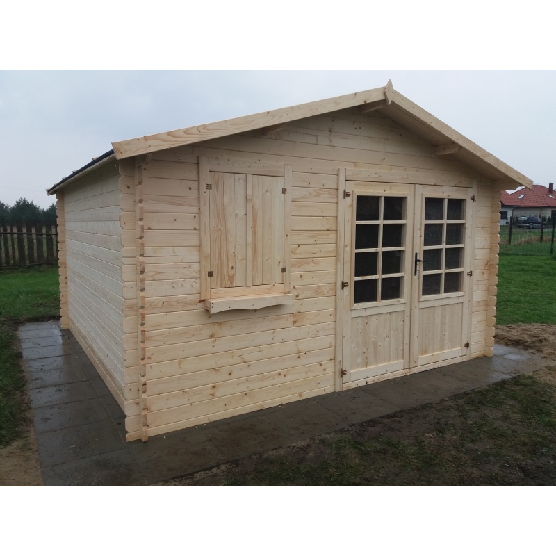 Casetta da giardino in legno - 16m2 - 4x4m - 28mm - colore: 
