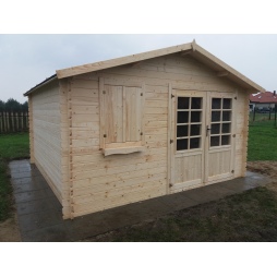 Casetta da giardino in legno - 16m2 - 4x4m - 28mm - colore: 