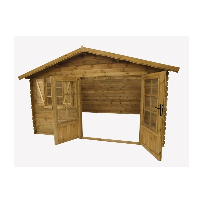 Casetta da giardino in legno - 16m2 - 4x4m - 28mm - colore: 