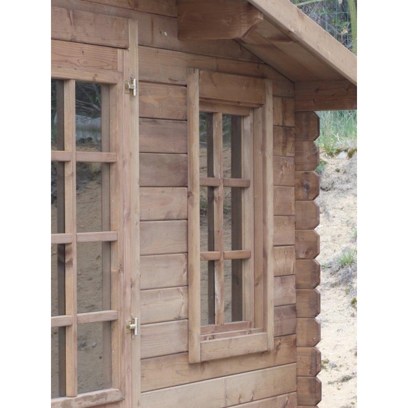 Casetta da giardino in legno - 20m2 - 5x4m - impregnata - 28mm - colore: 