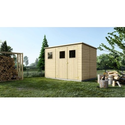 Casetta da giardino in legno 4.86 m2 - 2.7x1.8 m - 12.5 mm