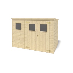 Casetta da giardino in legno 4.86 m2 - 2.7x1.8 m - 12.5 mm