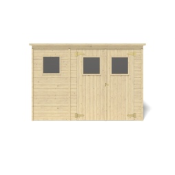 Casetta da giardino in legno 4.86 m2 - 2.7x1.8 m - 12.5 mm