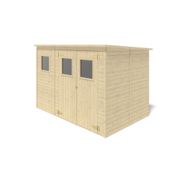 Casetta da giardino in legno 4.86 m2 - 2.7x1.8 m - 12.5 mm