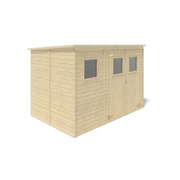 Casetta da giardino in legno 4.86 m2 - 2.7x1.8 m - 12.5 mm