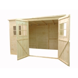 Casetta da giardino in legno 4.86 m2 - 2.7x1.8 m - 12.5 mm
