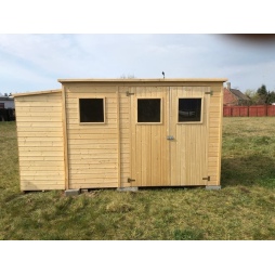 Casetta da giardino in legno 4.86 m2 - 2.7x1.8 m - 12.5 mm