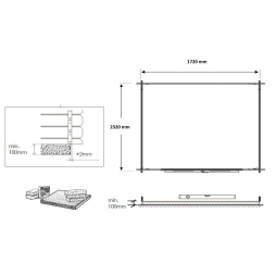Casetta da giardino in legno - 4.75m2 - 1.9x2.5m - 28mm - colore: naturale