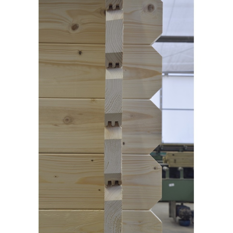 Casetta da giardino in legno - 20m2 - 5x4m - 40mm - colore: 