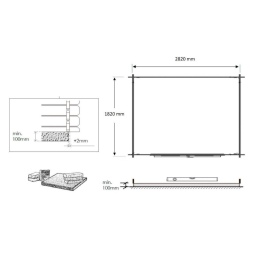 Casetta da giardino in legno - 6m2 - 3x2m - 28mm - colore: 