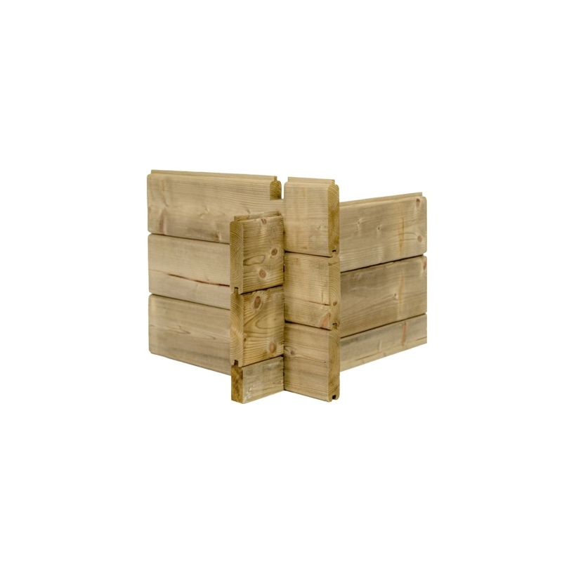 Casetta da giardino in legno - 5m2 - 2.5x2m - impregnata - 28mm - colore: verde