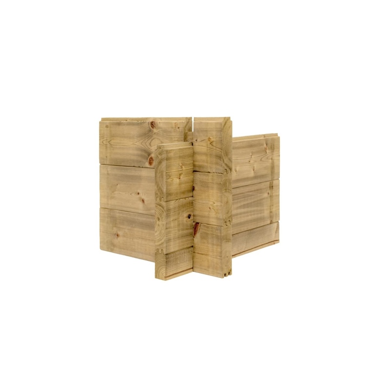Casetta da giardino in legno - 12m2 - 4x3m - impregnata - 40mm - colore: verde