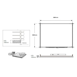 Casetta da giardino in legno - 16m2 - 4x4m - impregnata - 40mm - colore: 