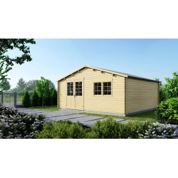 Casetta da giardino in legno - 36m2 - 6x6m - 40mm - colore: 