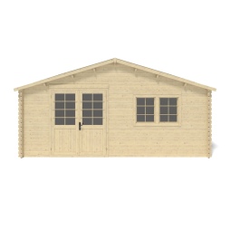 Casetta da giardino in legno - 36m2 - 6x6m - 40mm - colore: 